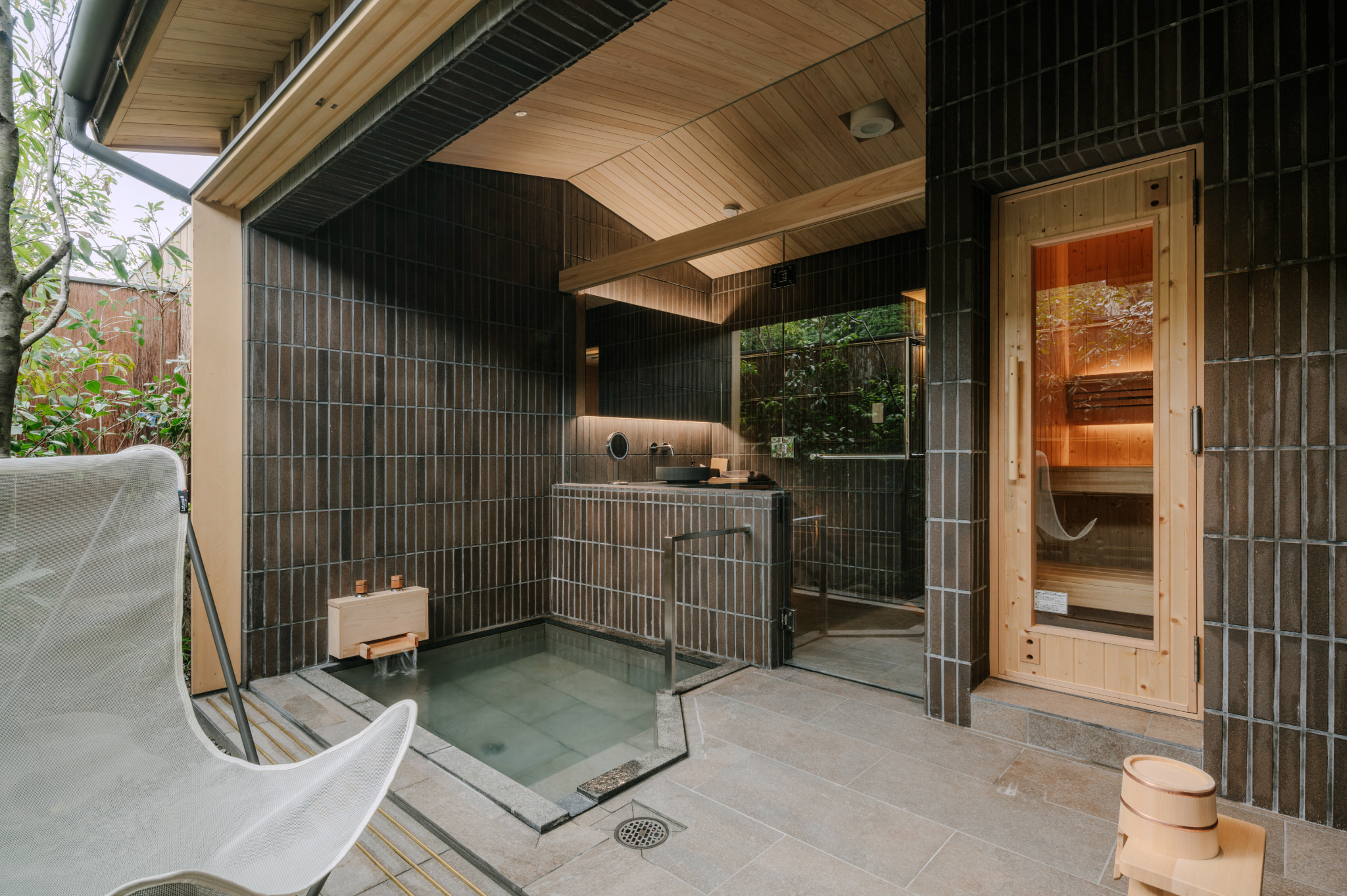 客室の様子、浴室